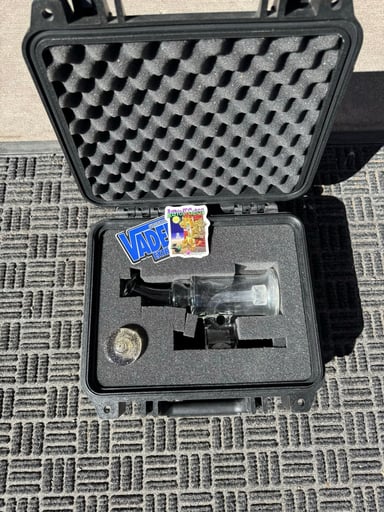 Preview pic of Jeff’s Glass Art Oil Rig + Custom Cap + 1200 Pelican Case