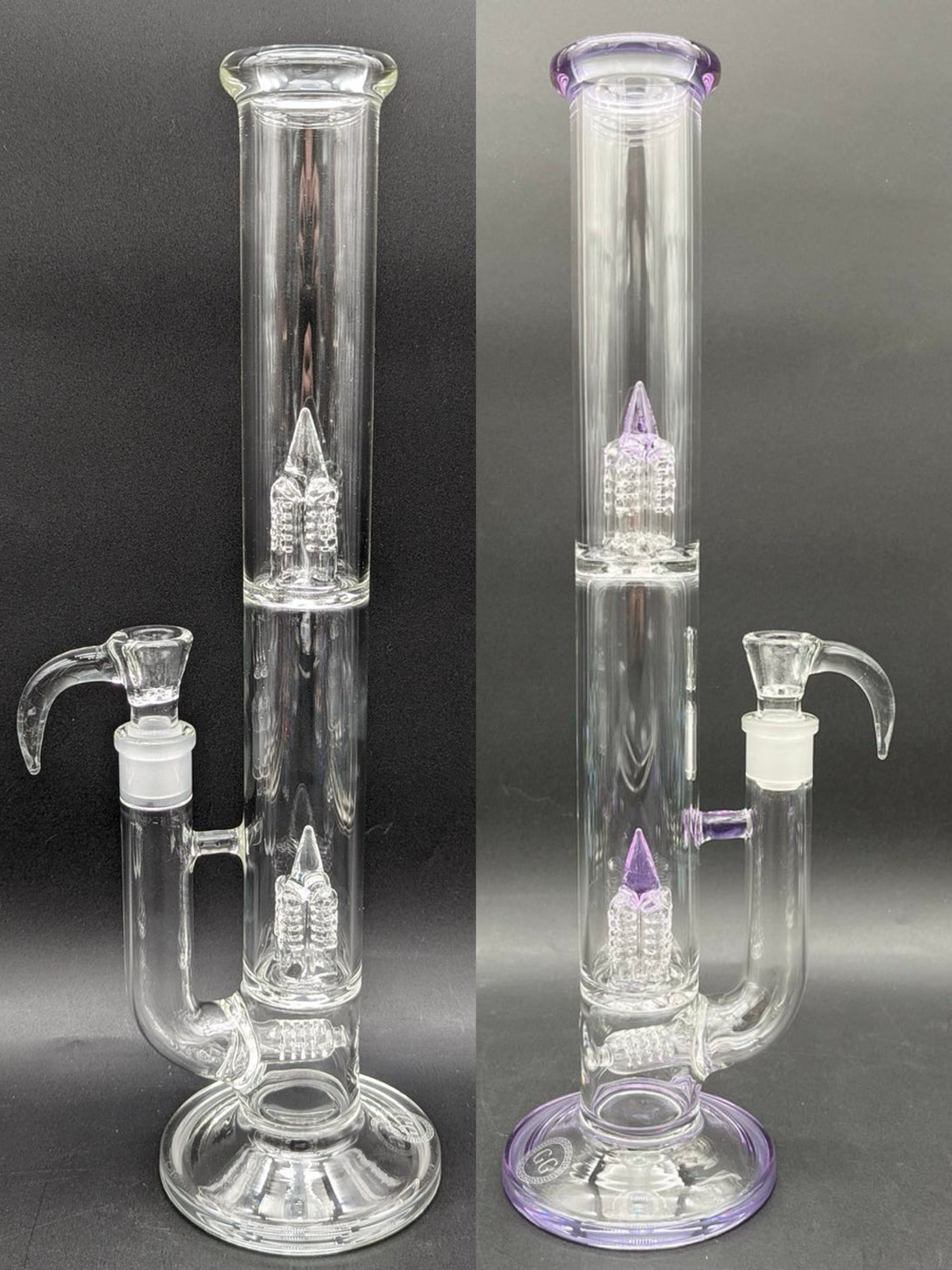 GREEK GLASS 16" INLINE TO INVERTED 4 TUBE image 0