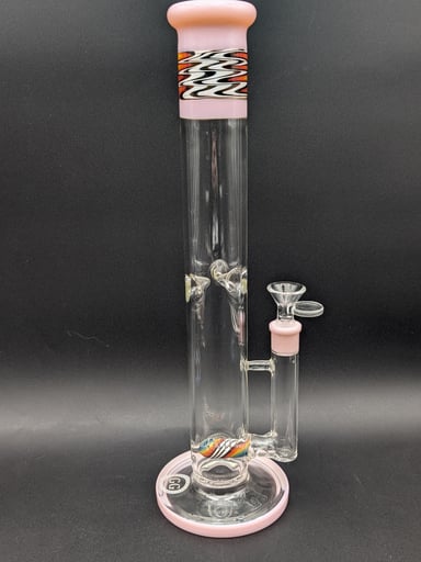 Preview pic of GREEK GLASS 14" WIG WAG GRIDDED INLINE