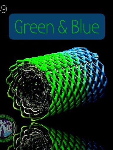 Preview pic of Mamba Guardzz - Heat Cage #49 - Blazer GT8000 Guard (Green & Blue)