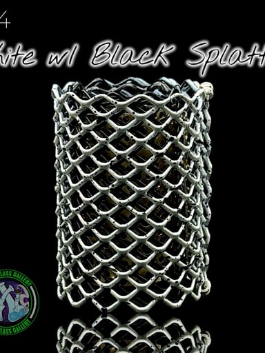 Preview pic of Mamba Guardzz - Heat Cage #54 Blazer GT8000 Guard (White w/ Black Splatter)