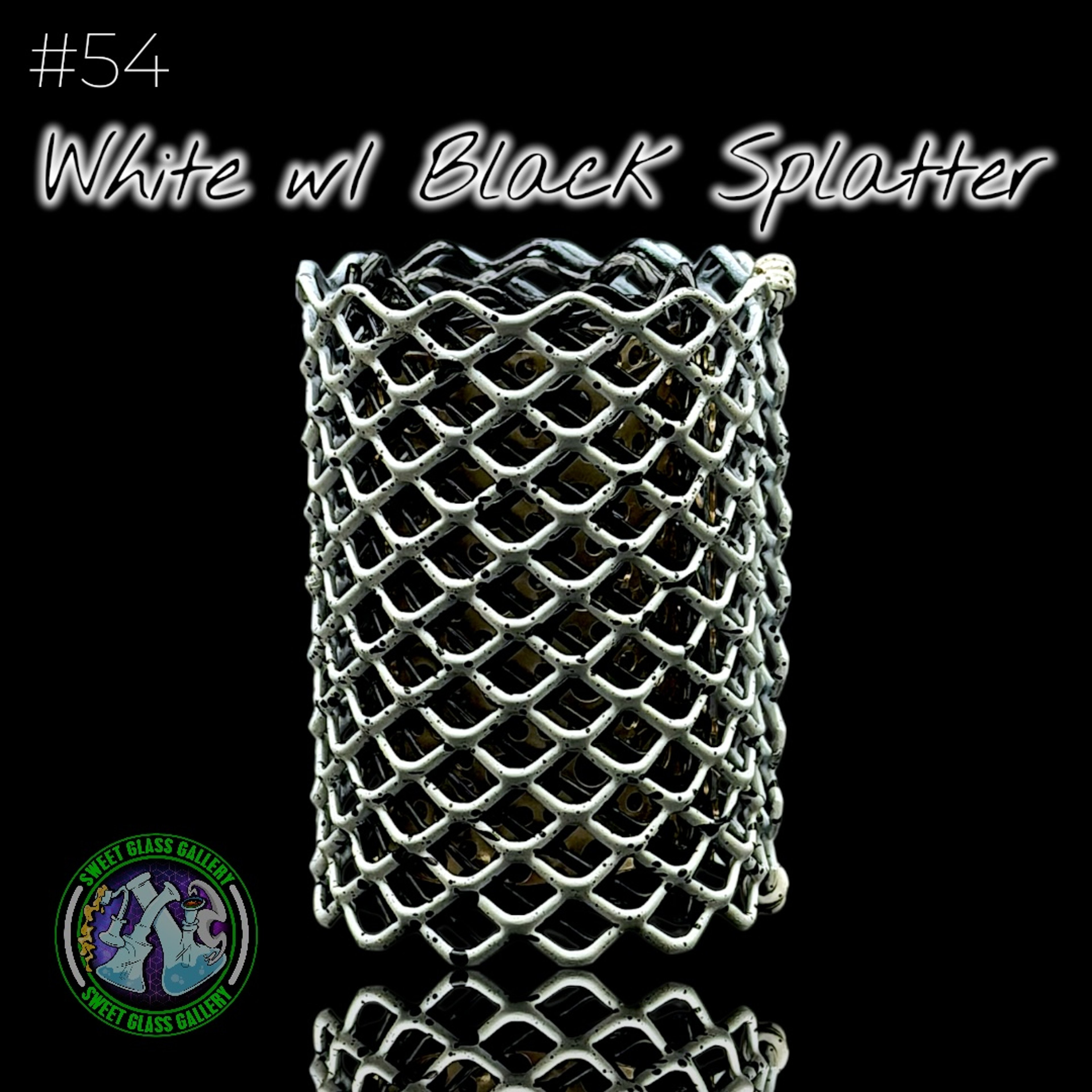 Mamba Guardzz - Heat Cage #54 Blazer GT8000 Guard (White w/ Black Splatter) image 0