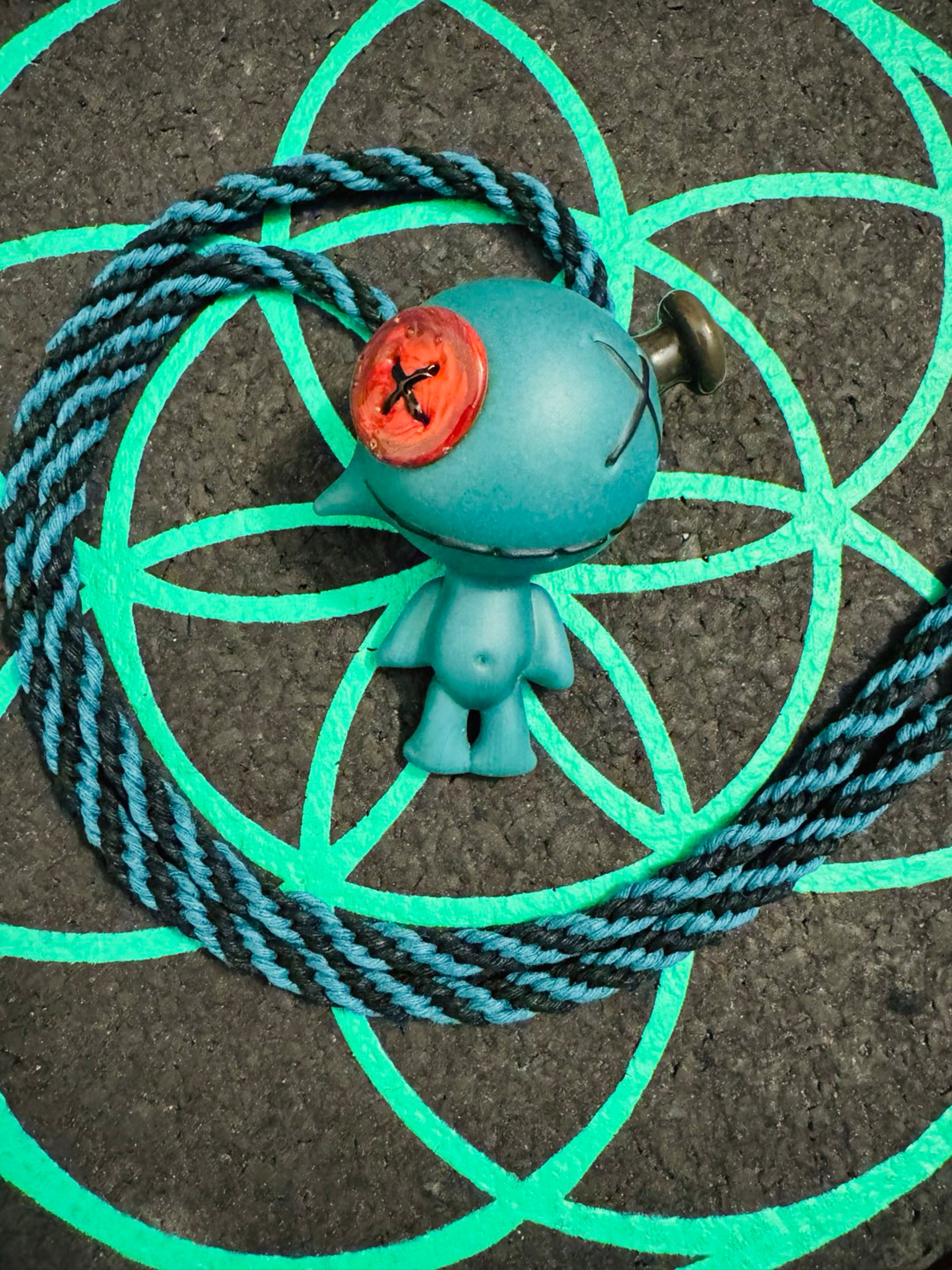 MULLER BIG HEAD VOODOO DOLL / NAIL PENDANT image 0