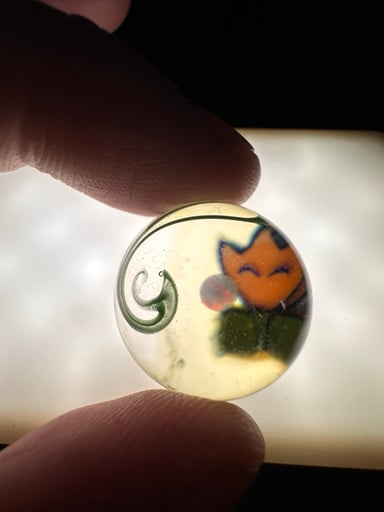 Preview pic of Puntington Fire Flower UV Marble