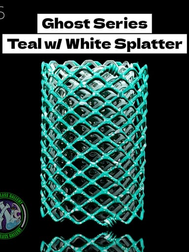 Preview pic of Mamba Guardzz - Heat Cage #56 - Blazer GT8000 Guard (Ghost Series - Teal w/ White Splatter)