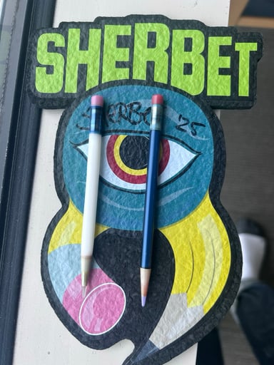 Preview pic of Sherbet Bundle- 2 pencils and moodmat