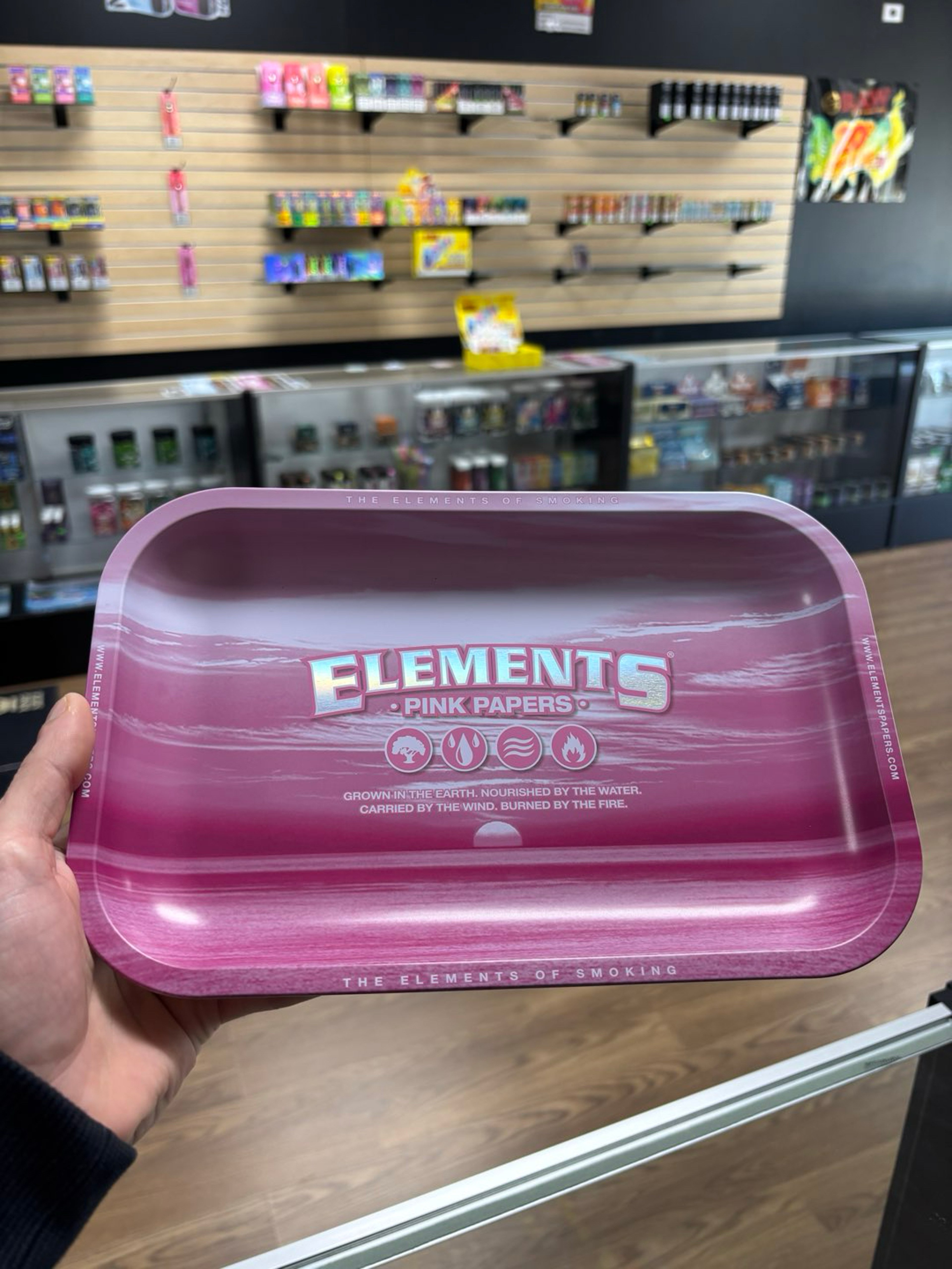 Elements pink rolling tray! image 0