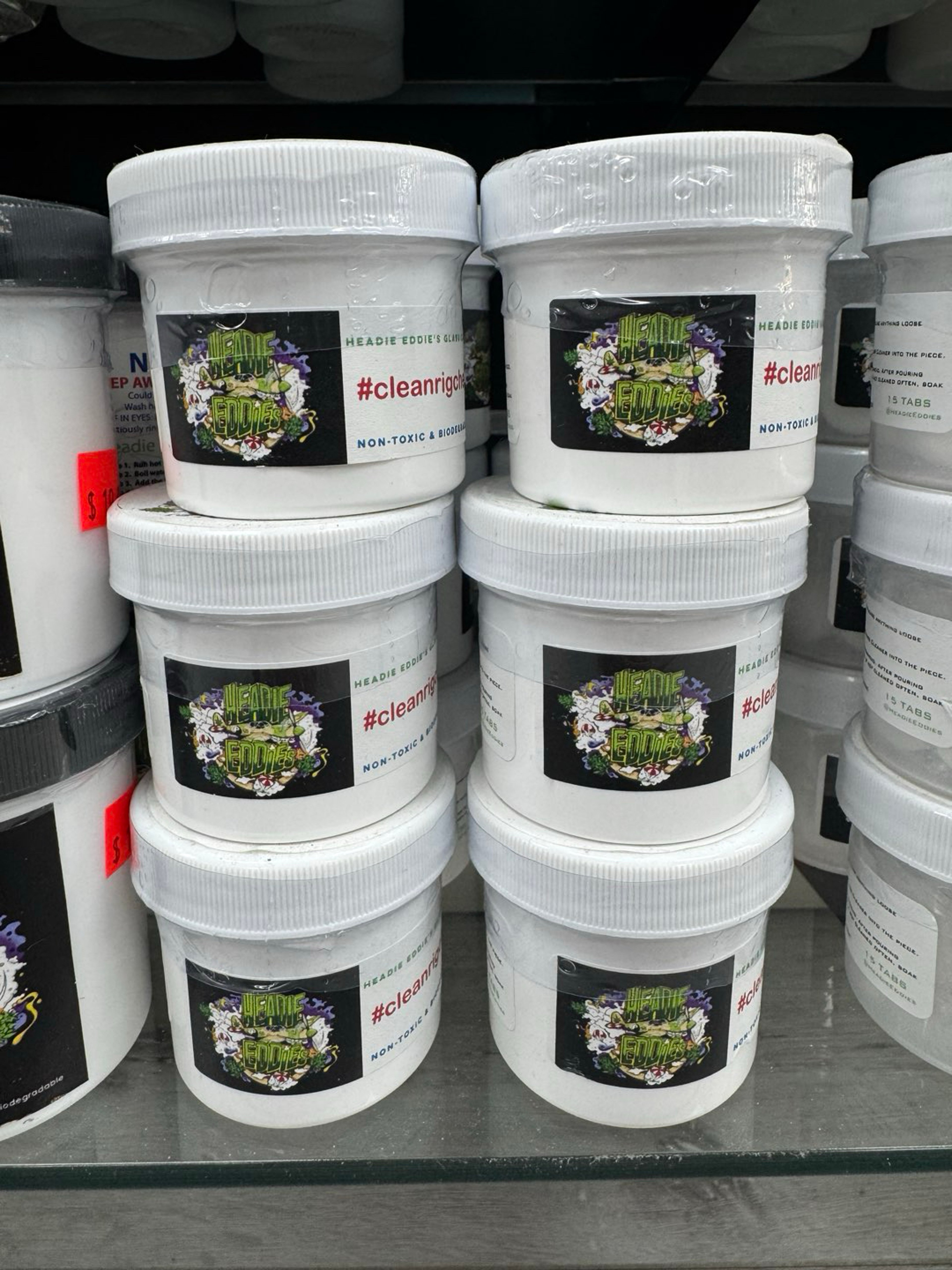 Headie eddie’s glass and quartz cleaner 30 tabs 6 counts image 0