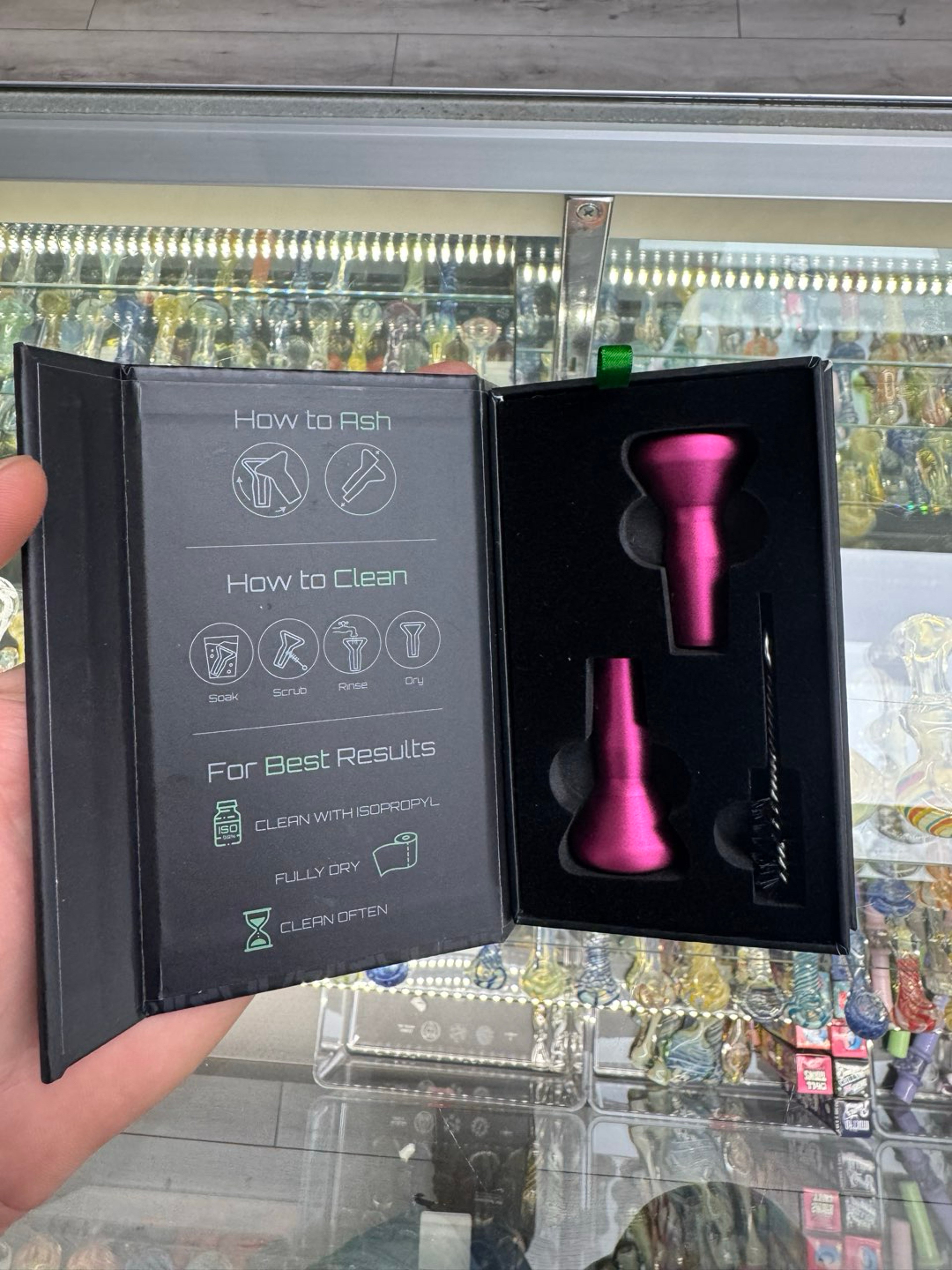 Bowlz 14mm metal magnetic slide pink image 0