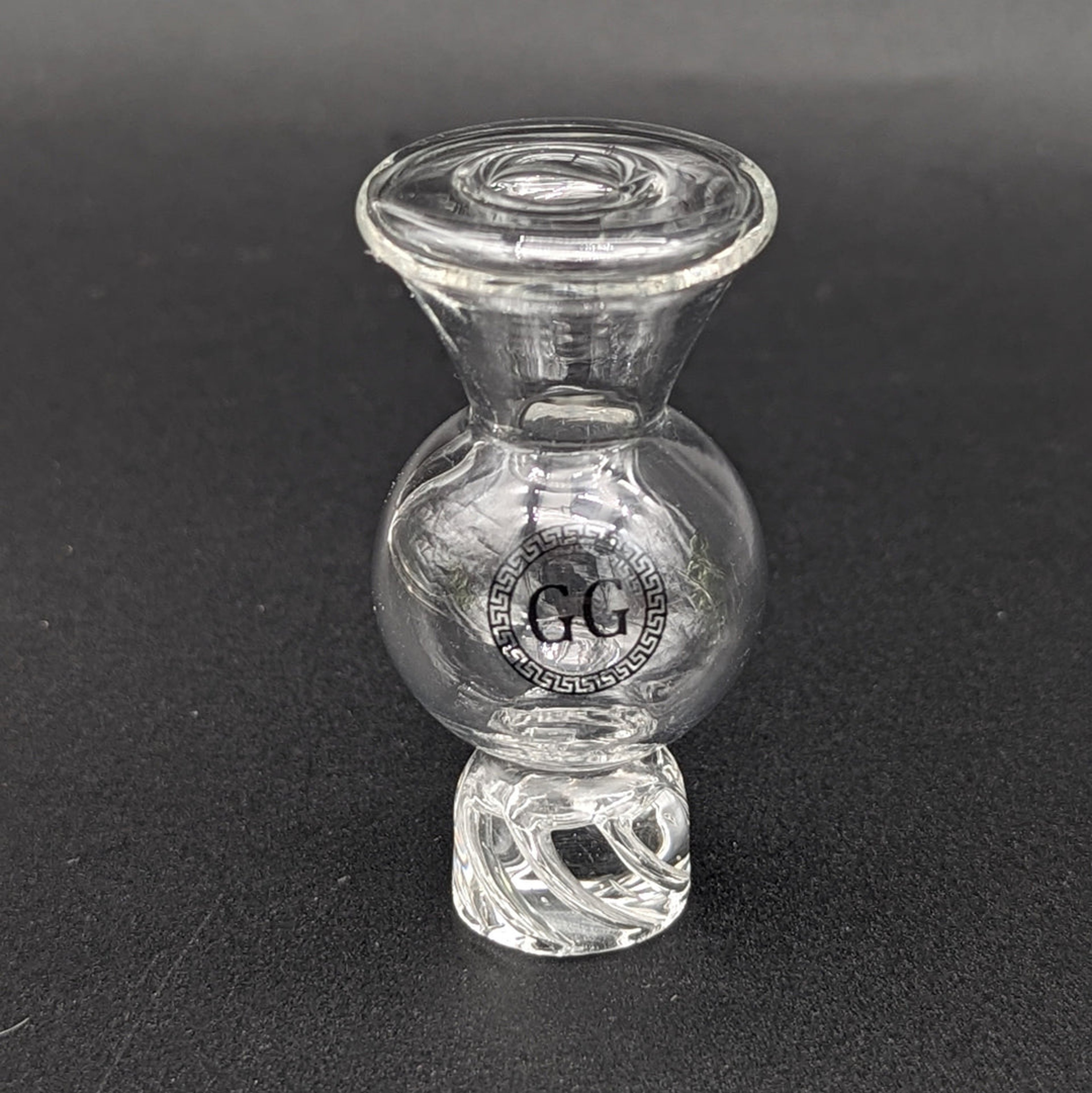 GREEK GLASS BUBBLE SPINNER CAP image 0