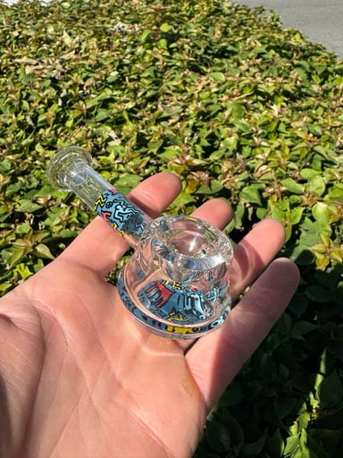 Preview pic of Keith haring spoon blue