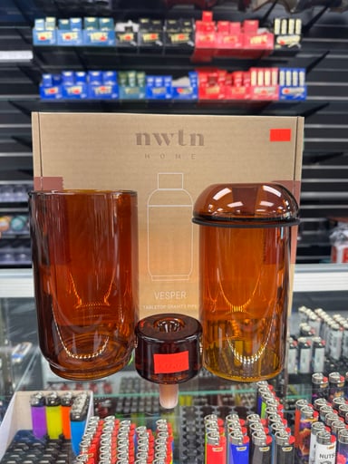 Preview pic of VESPER TABLETOP GRAVITY PIPE AMBER