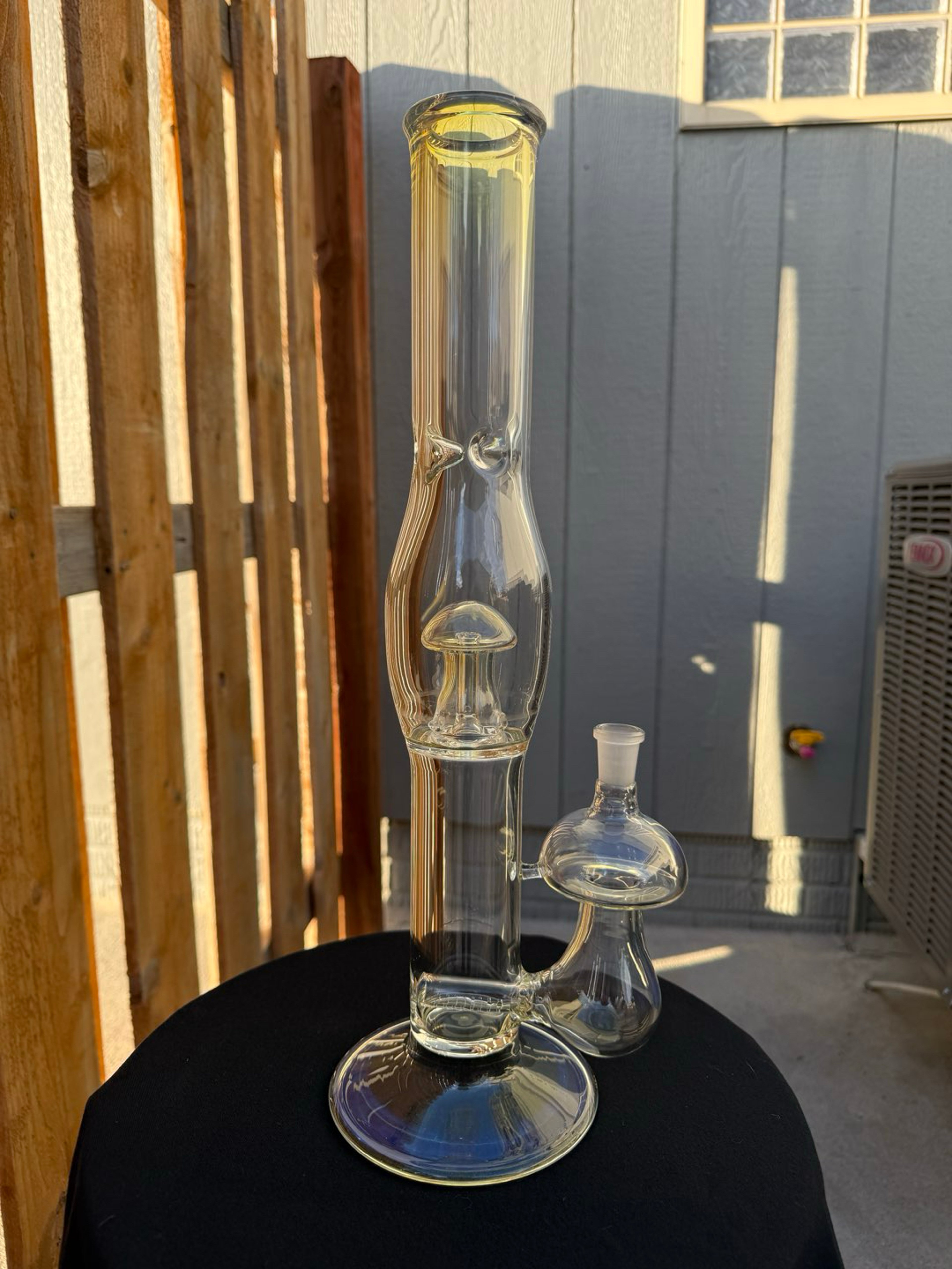 Preview pic of Ripple Glass Mushroom Stem(line)