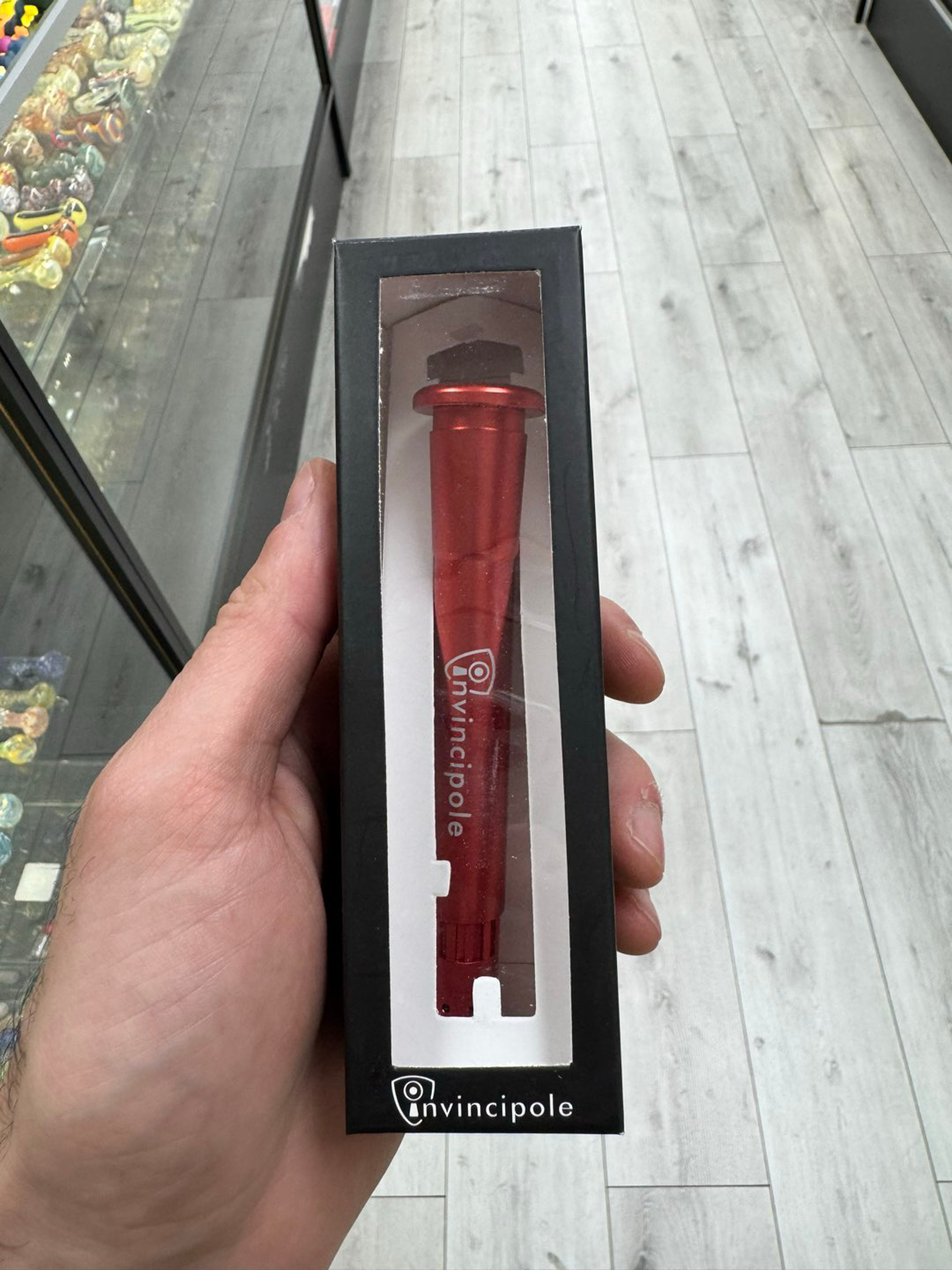 Invicibowl metal stem red image 0