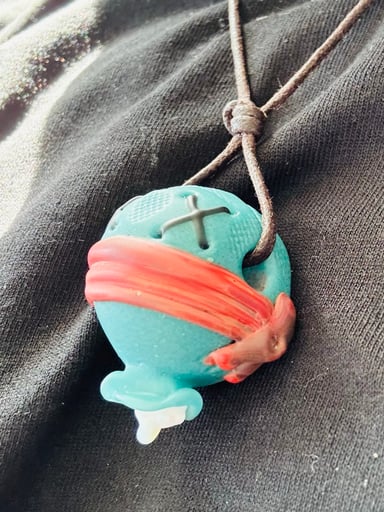 Preview pic of 🔥NEW MULLER SEVERED HEAD / HEMP NECKLACE/CLASP🔥