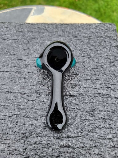 Preview pic of Galaxy spoon opaque aqua accents