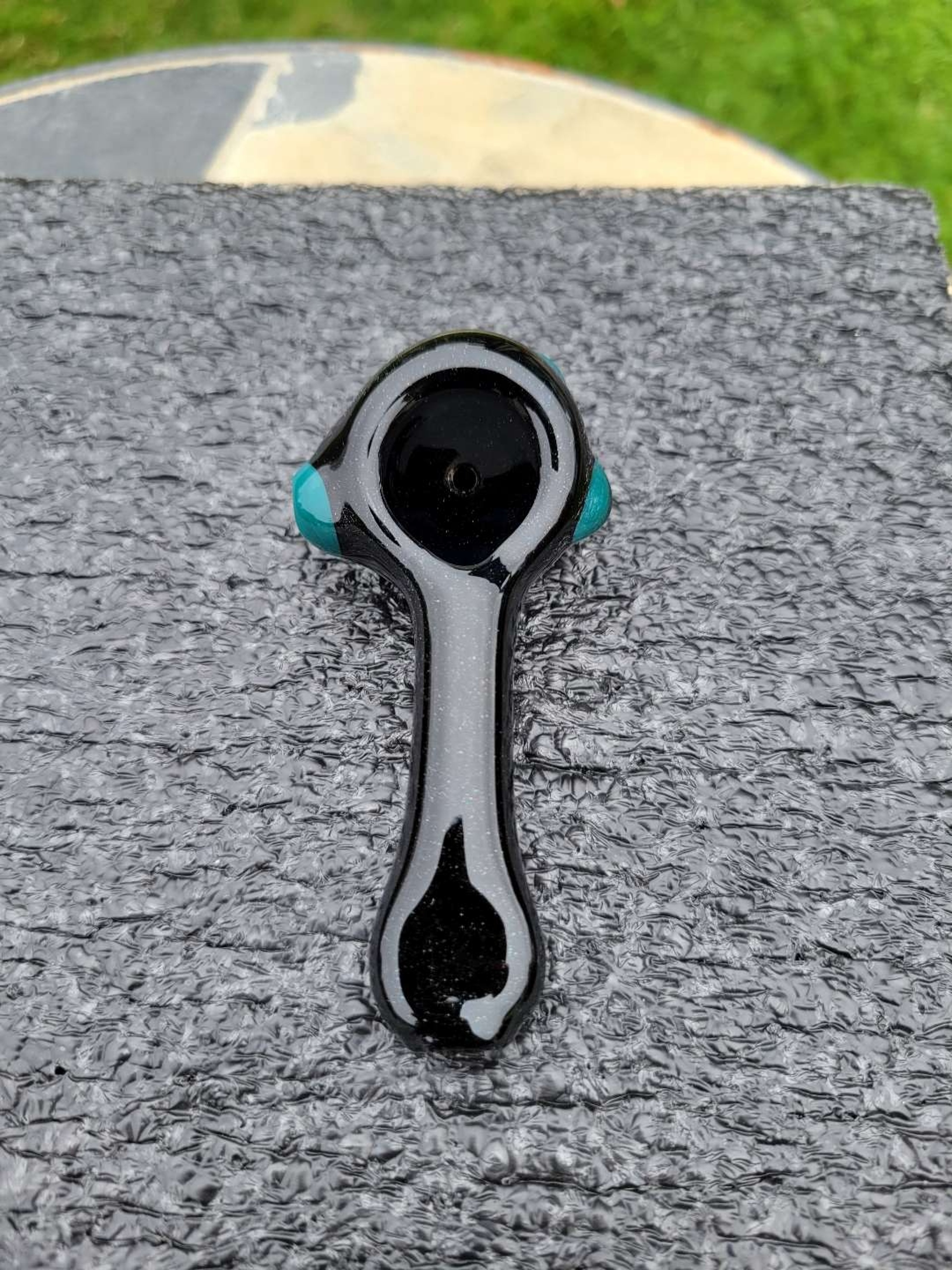 Preview pic of Galaxy spoon opaque aqua accents