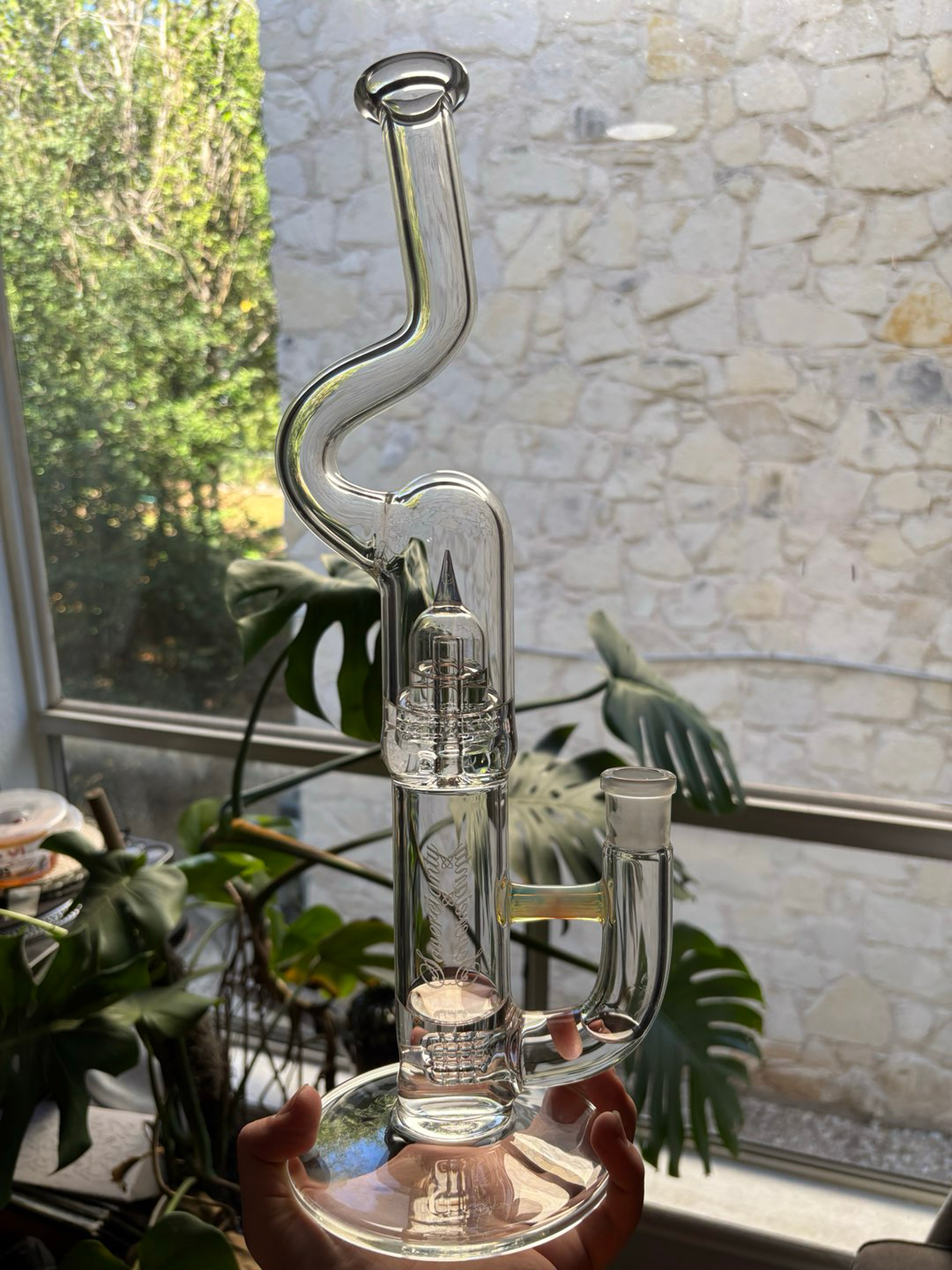 Mini 3-Line to Dome Natty Neck in Ghost image 0