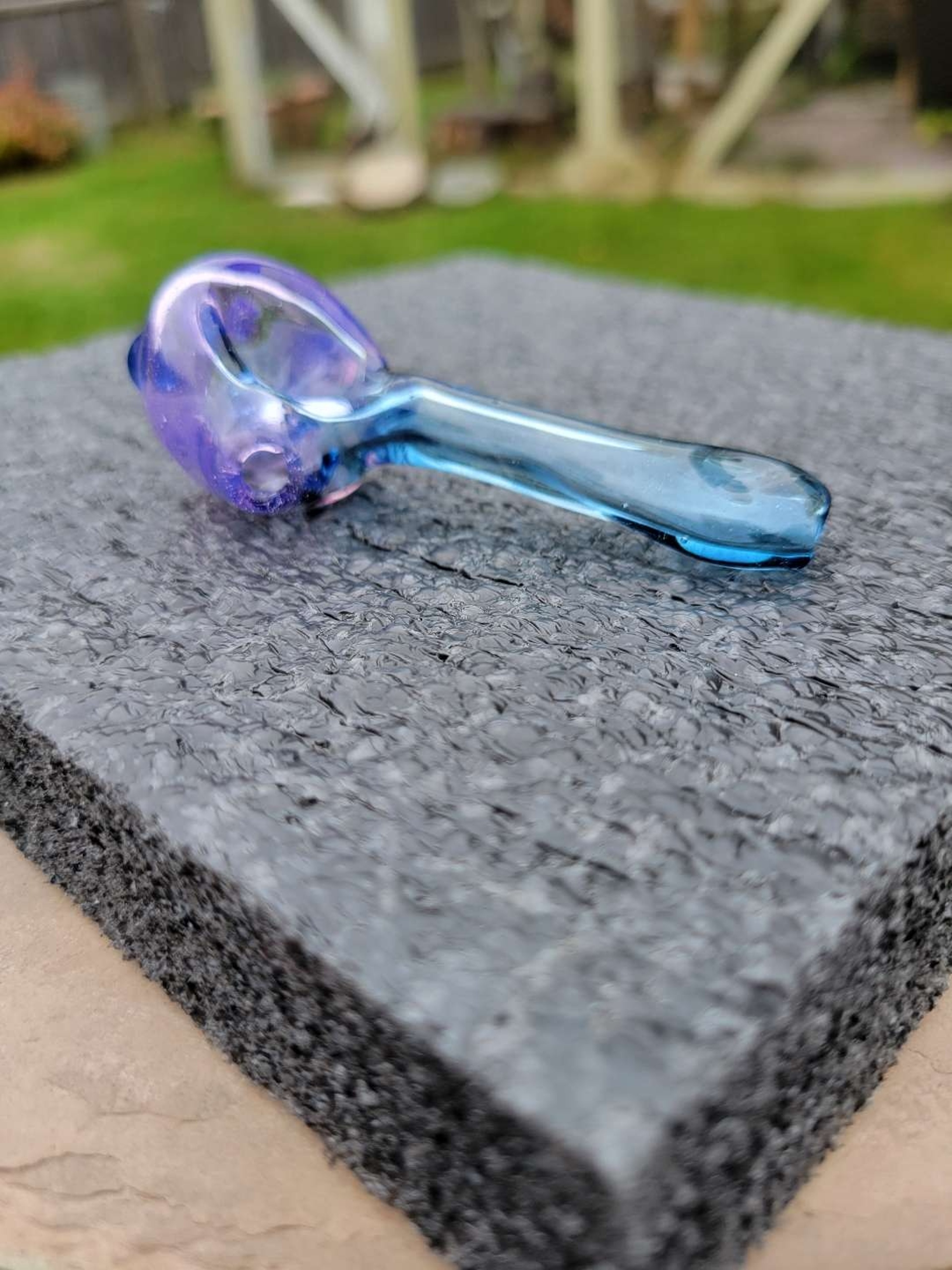 Preview pic of Blue stardust spoon purple lilac cap