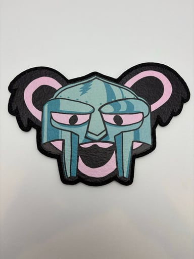 Preview pic of Pink MF Doom Dancing Bear Moodmat