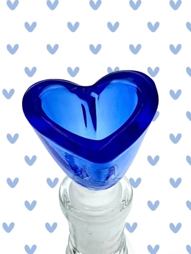 Preview pic of Cobalt Blue 💙 Heart-Shaped 14mm Slide