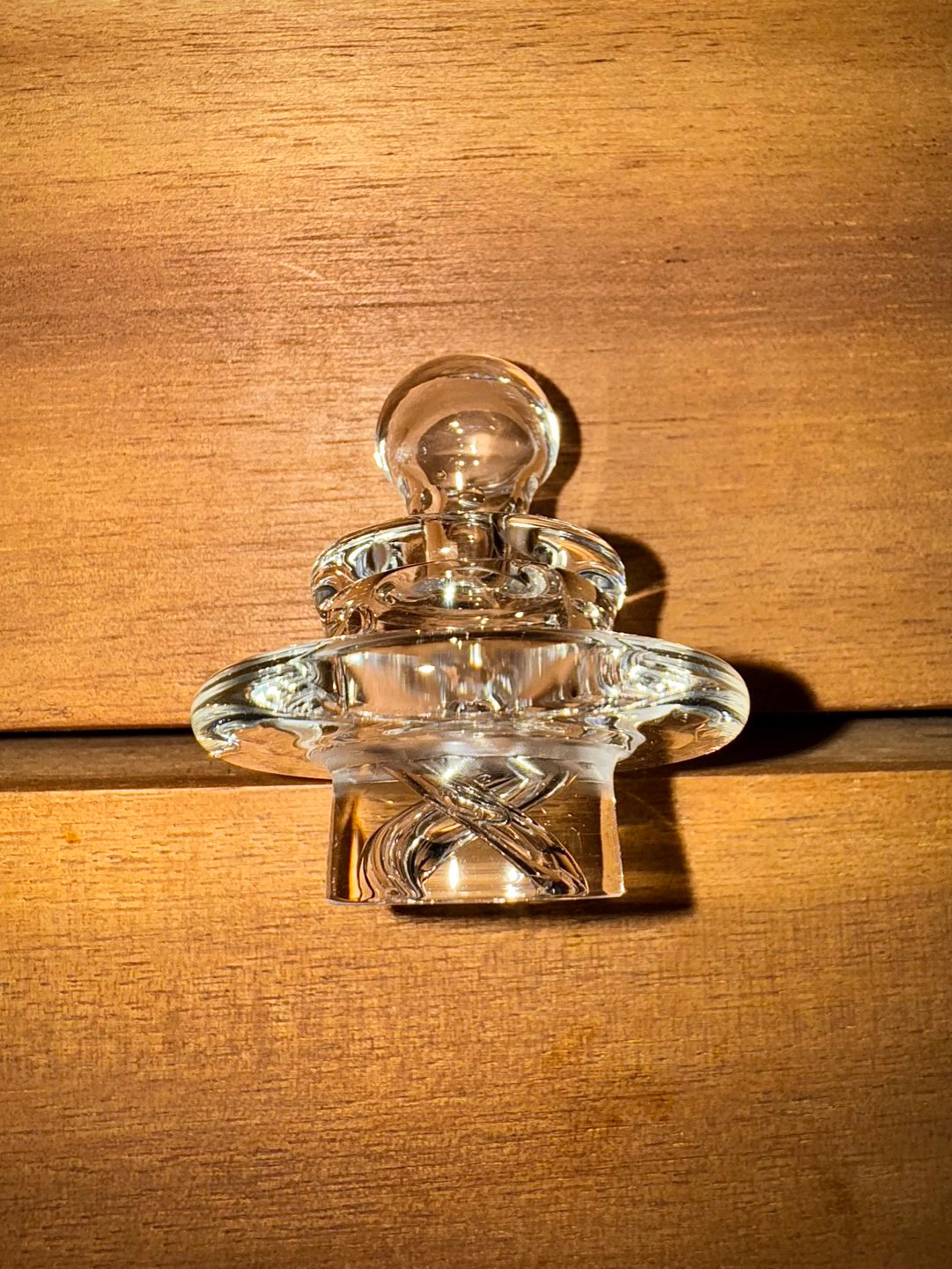 Preview pic of Clear Flat Top Spinner Cap