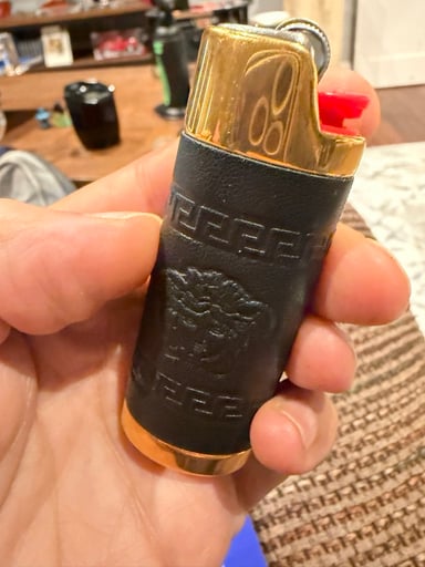 Preview pic of Rare designer Versace lighter case