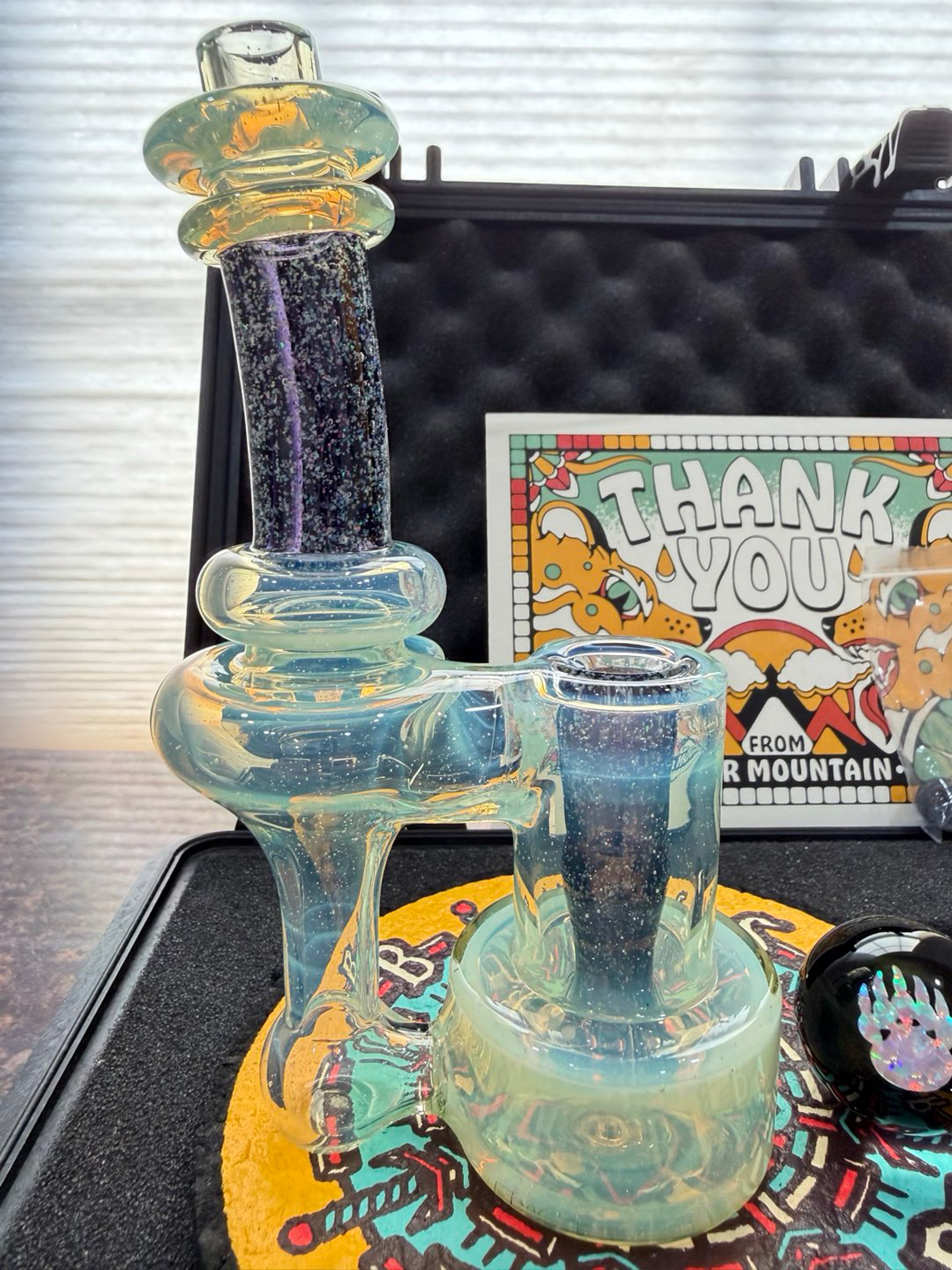 Preview pic of 10mm Nano RBR (CFL Green Opal/Black Cropal)