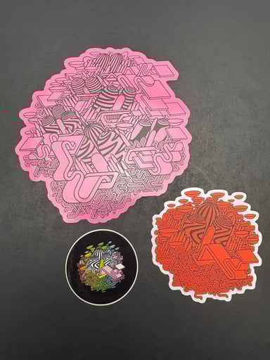 Preview pic of Gong Sticker Bundle