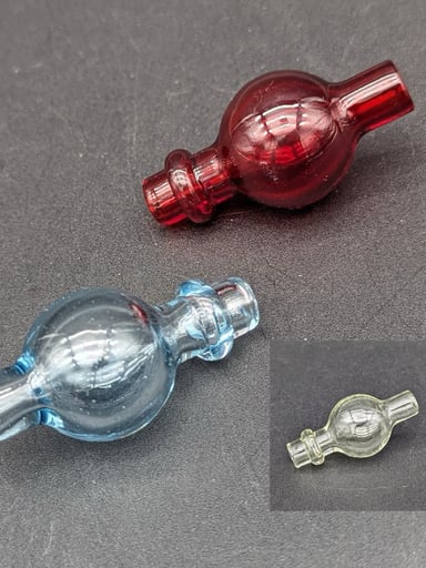 Preview pic of GREEK GLASS FULL COLOR BUBBLE CAPS