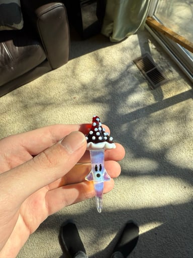Preview pic of Obi Wook Glass Ghost Pendant
