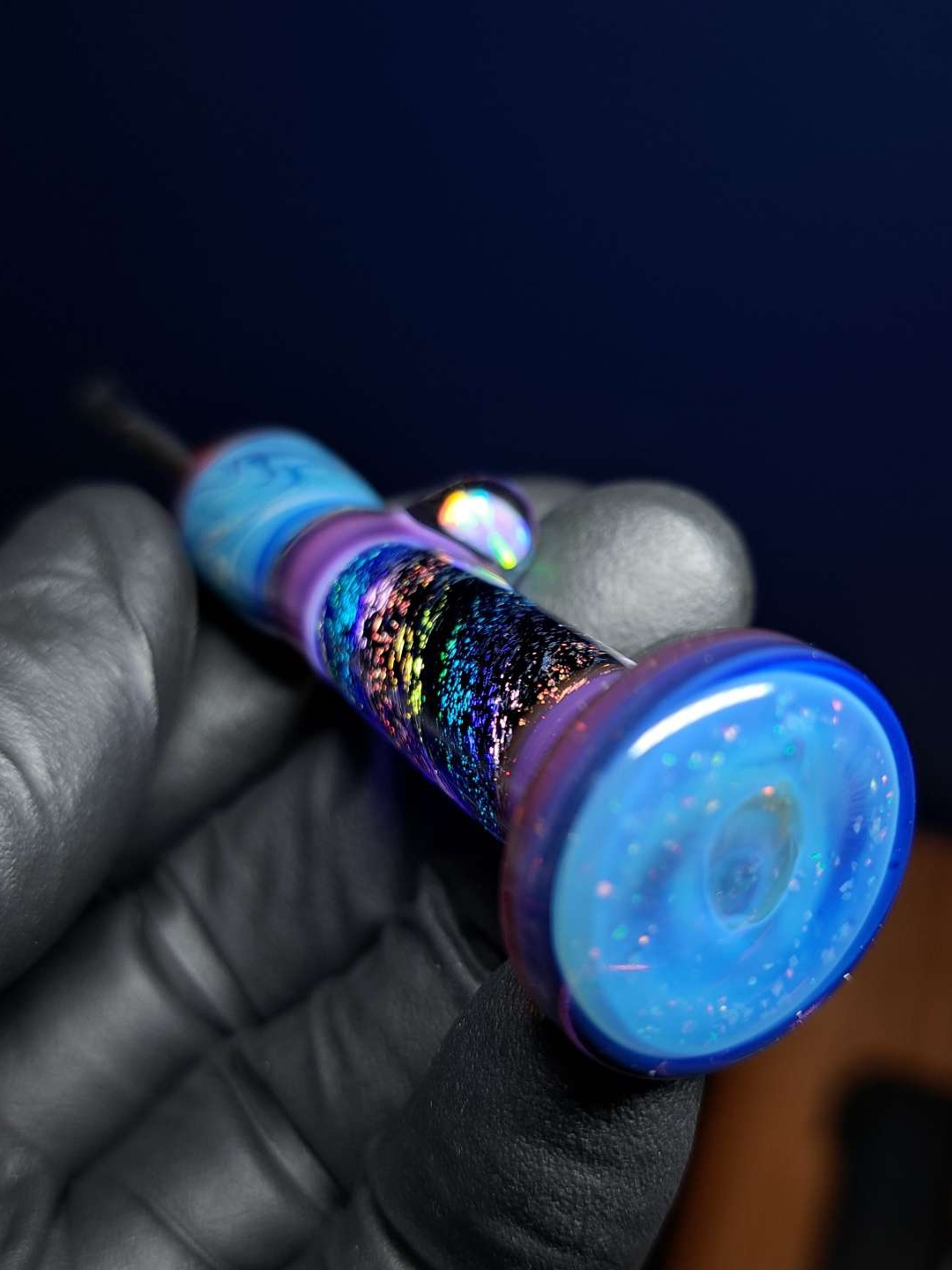 Preview pic of Glass handle dab tool titanium tip