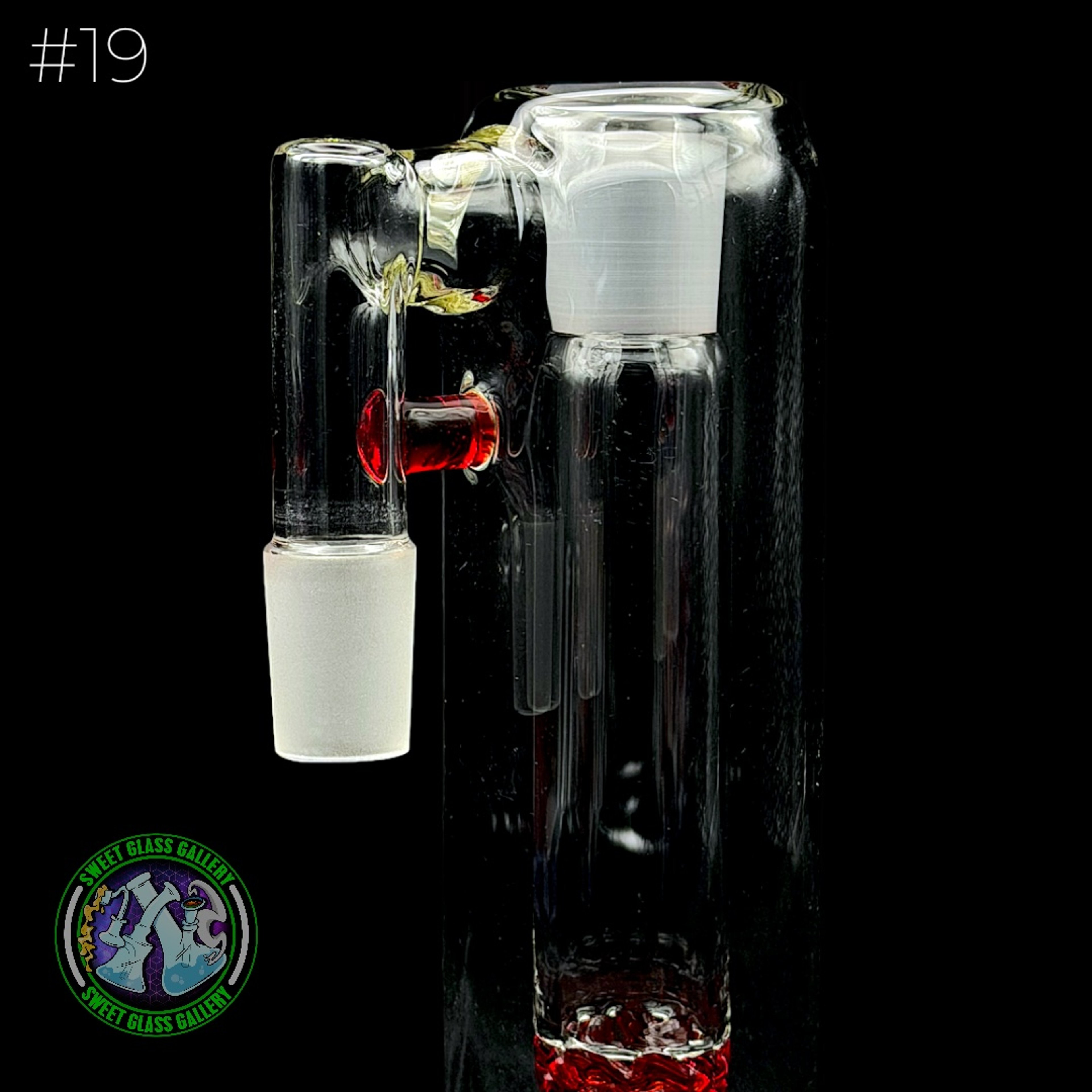 Fluid Glass - Ash Catcher 18mm  #19 (Pomegranate) image 0
