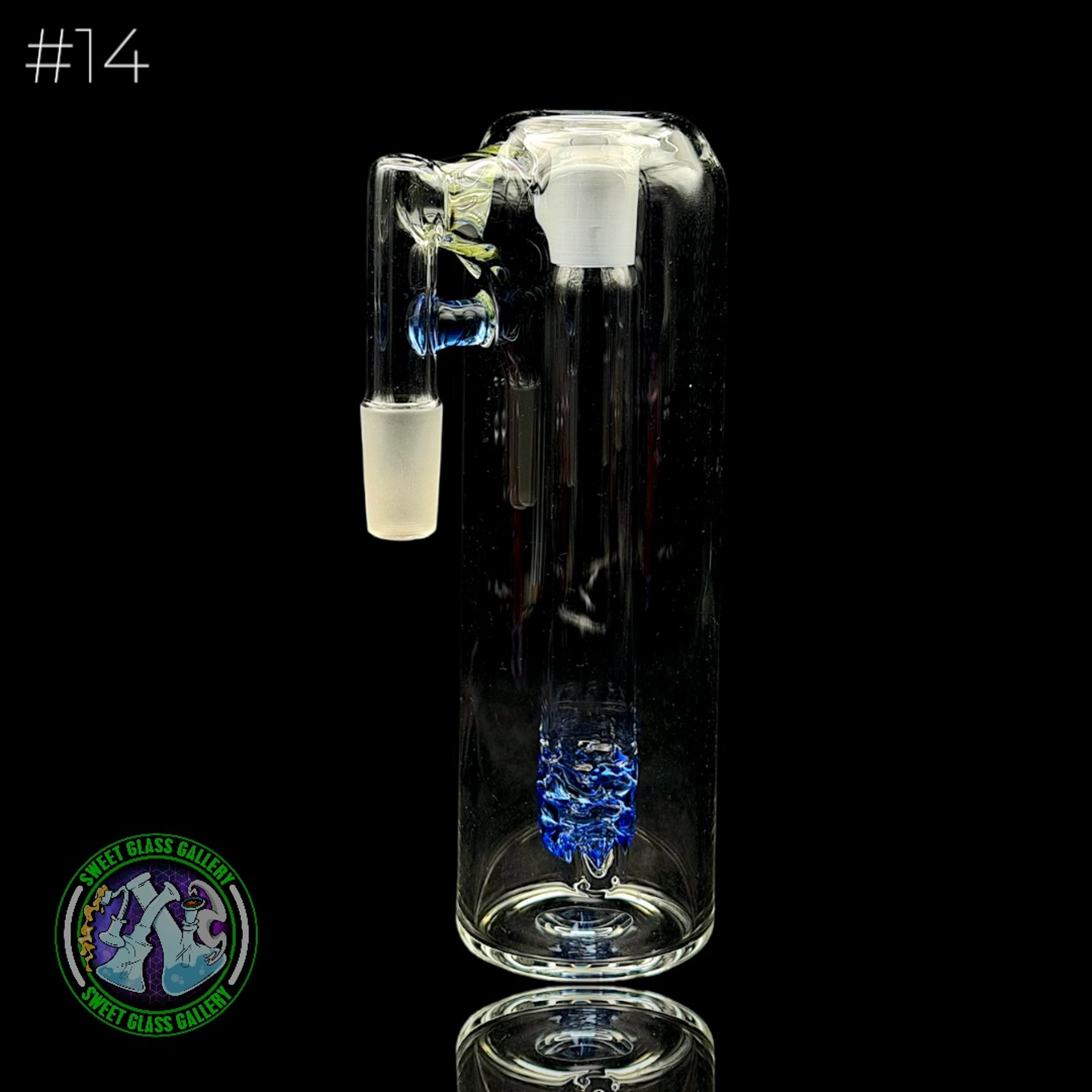 Fluid Glass - Ash Catcher 14mm  #14 (Blue Dream) image 0