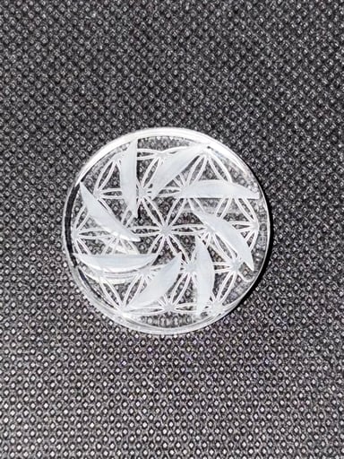 Preview pic of Quartz Channel Carb Cap 30MM design #1