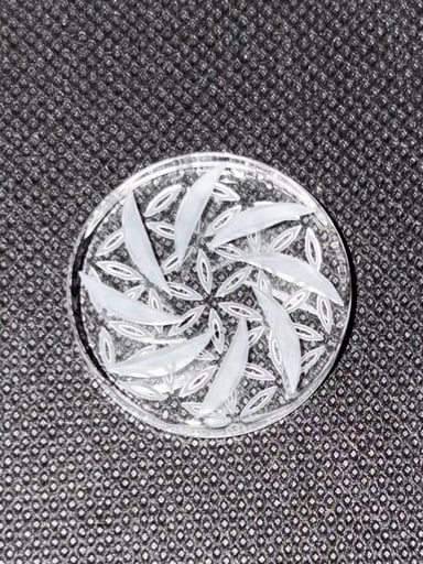 Preview pic of Quartz Channel Carb Cap 30MM design #2