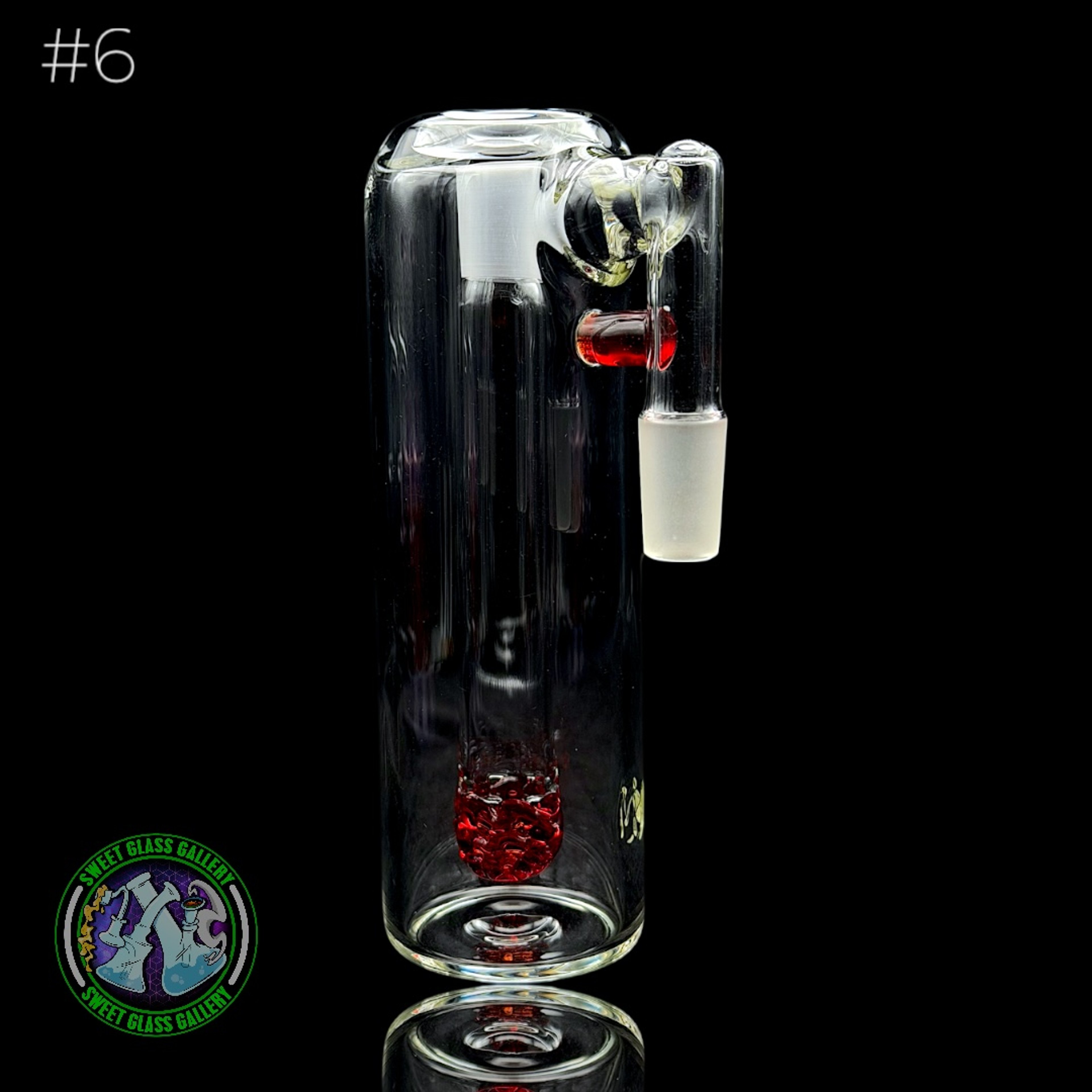 Fluid Glass - Ash Catcher 14mm  #6 (Pomegranate) image 0