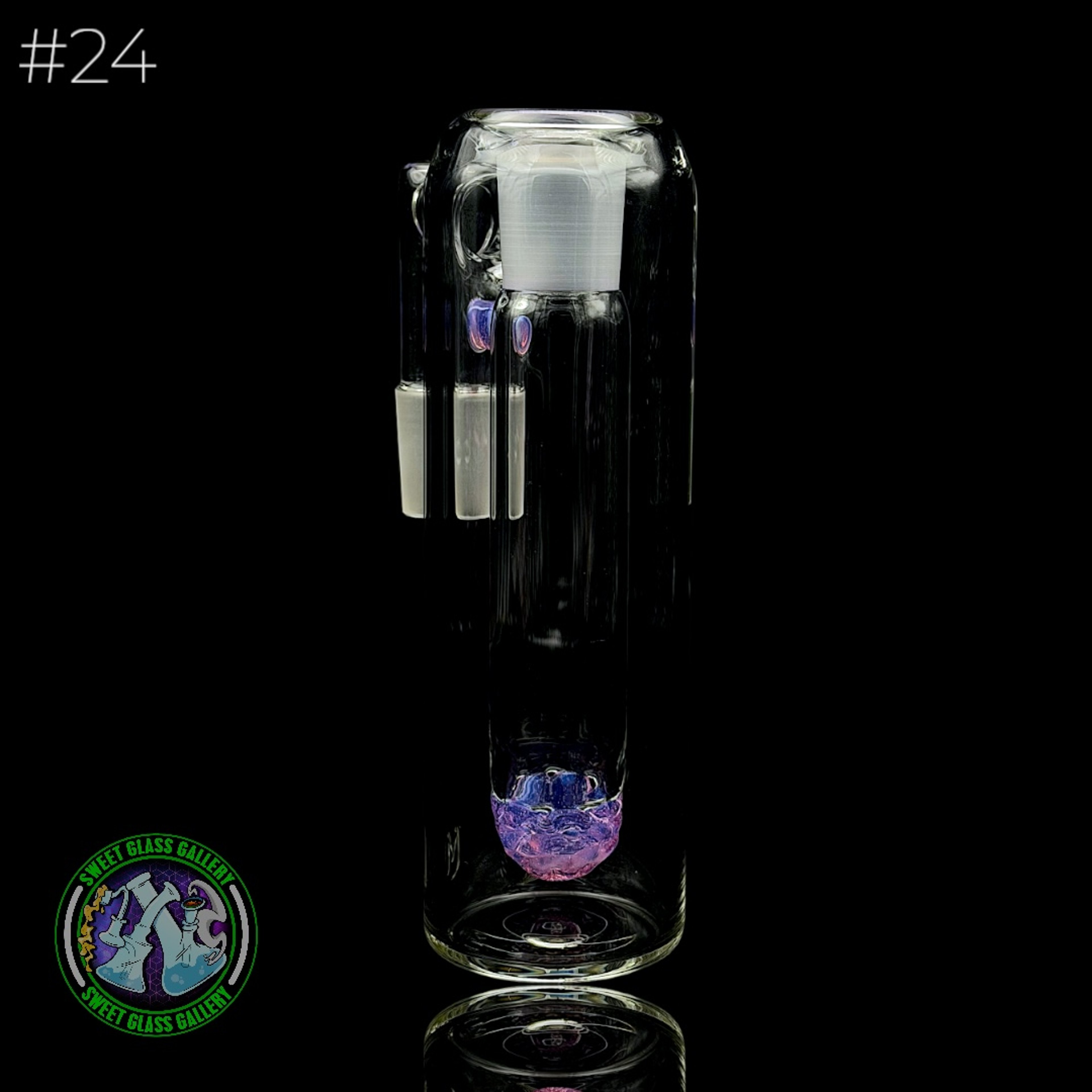 Fluid Glass - Ash Catcher 18mm  #24 (Pink Slyme) image 0
