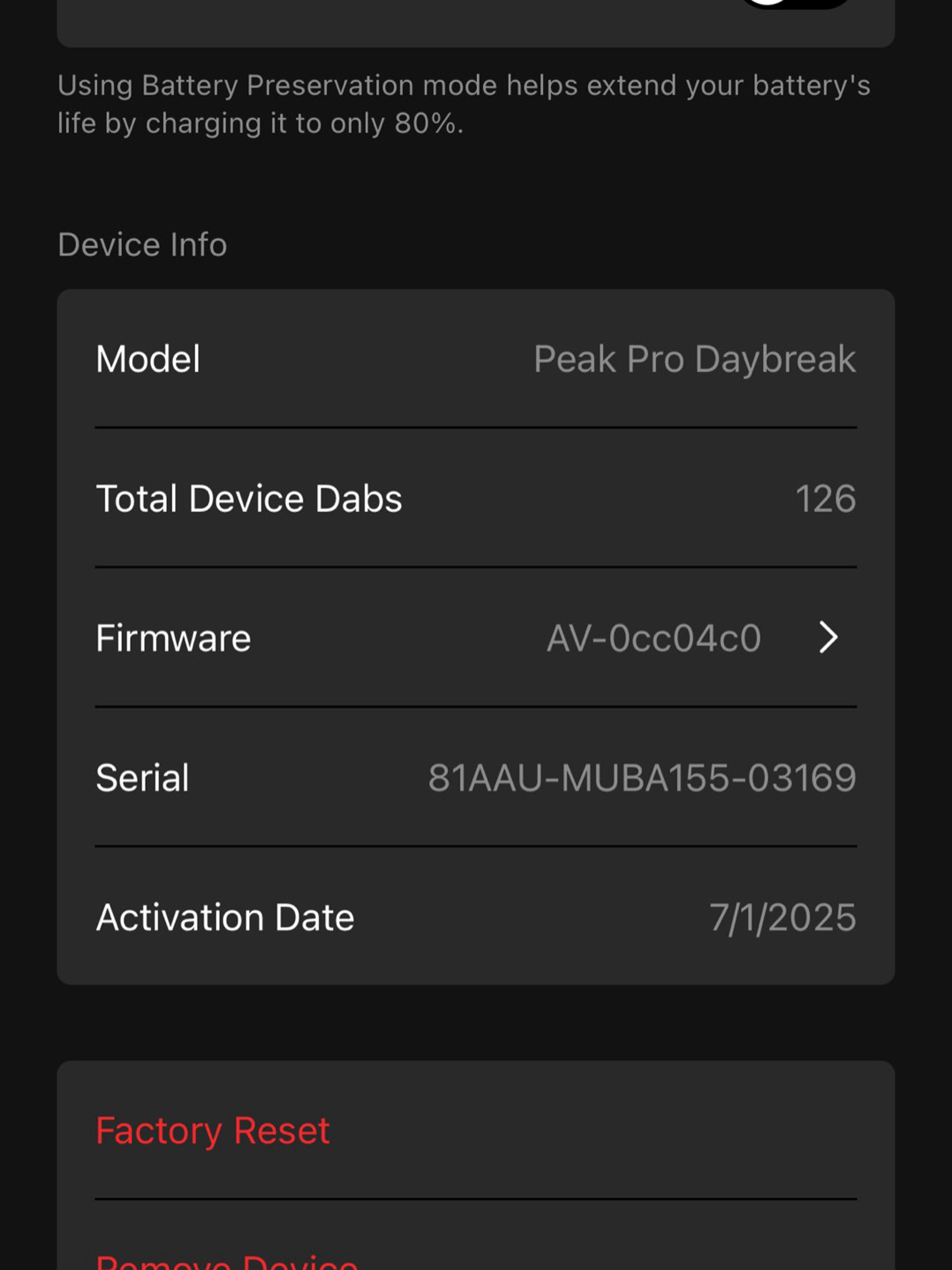 Preview pic of Daybreak LE Puffco pro