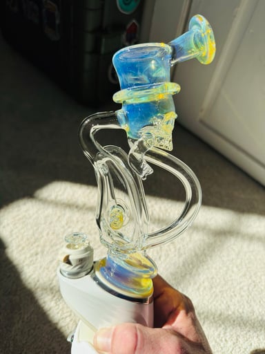 Preview pic of 🔥FUNCTION🔥TOPHAT SKULL-RECYCLER HEAVY SMOOTH FUMING 🤯