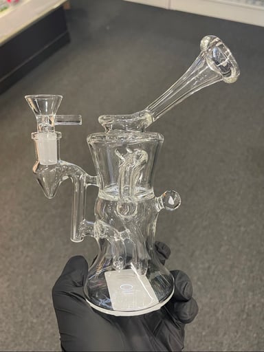 Preview pic of 8” Clear Gilcycler w/ Opal