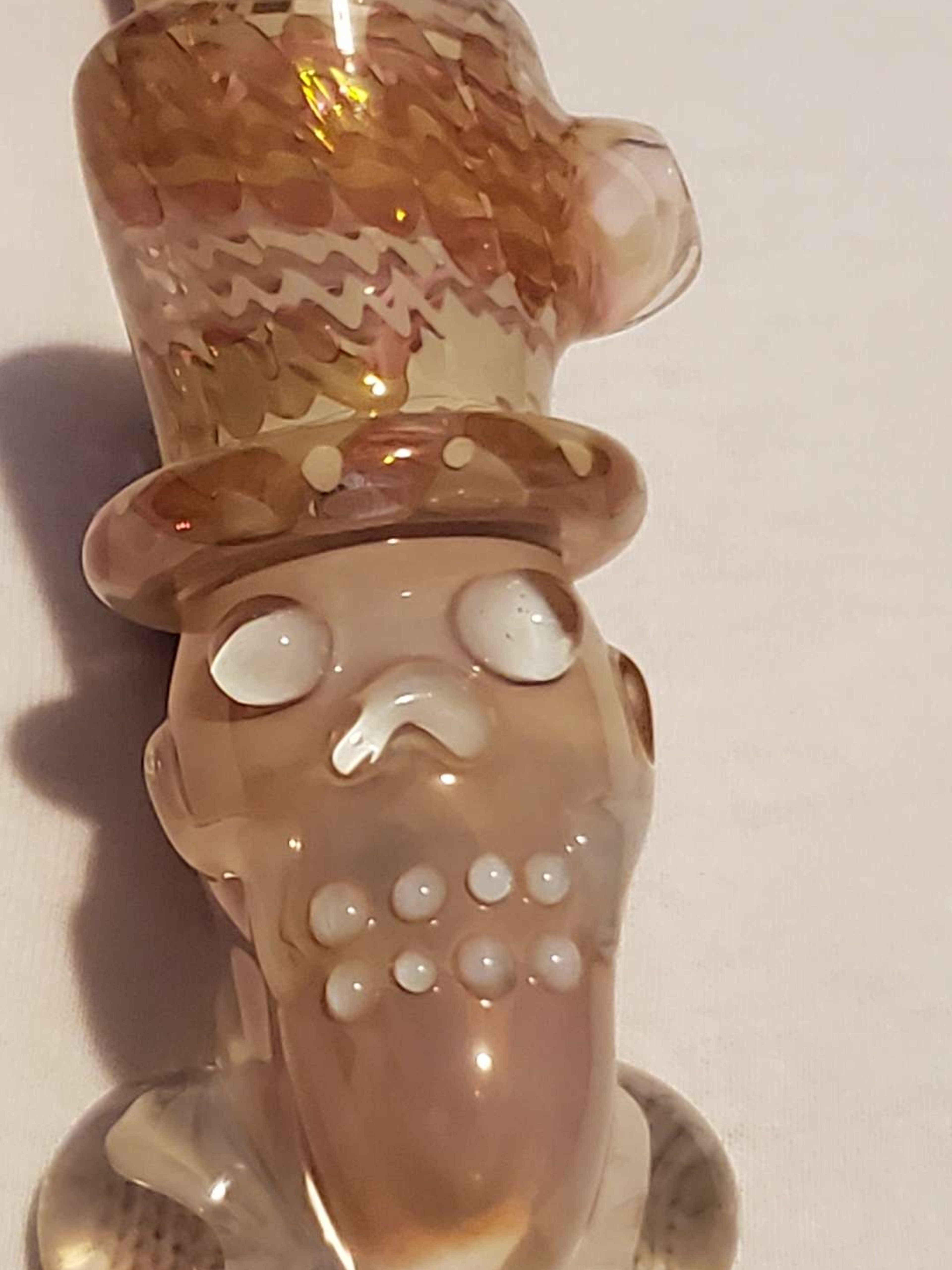 Preview pic of Bob Badtram BBad (Bob Snodgrass Apprentice) Big Standing Sherlock with 2 Skull mibs