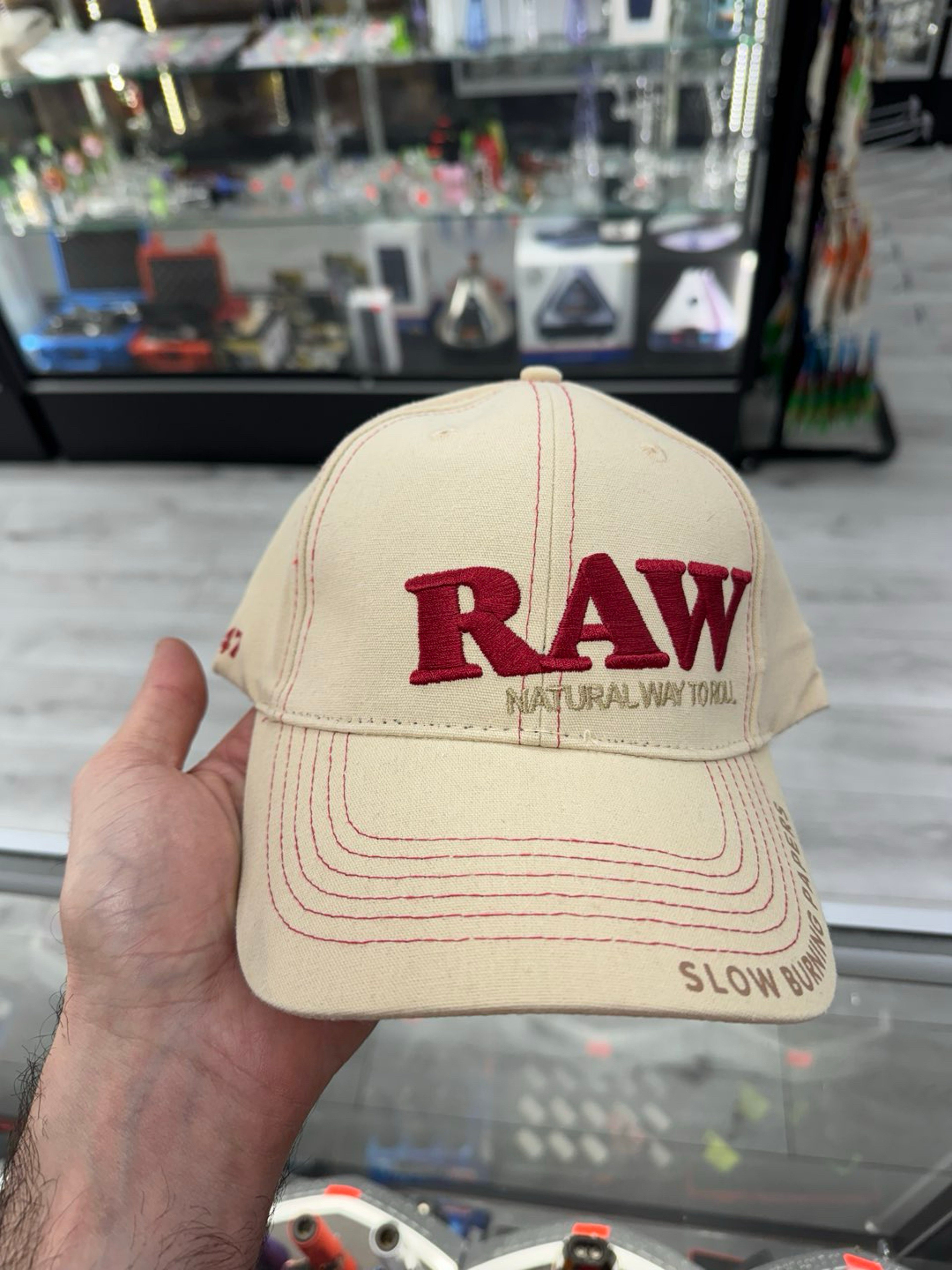 Raw poker hat tan image 0