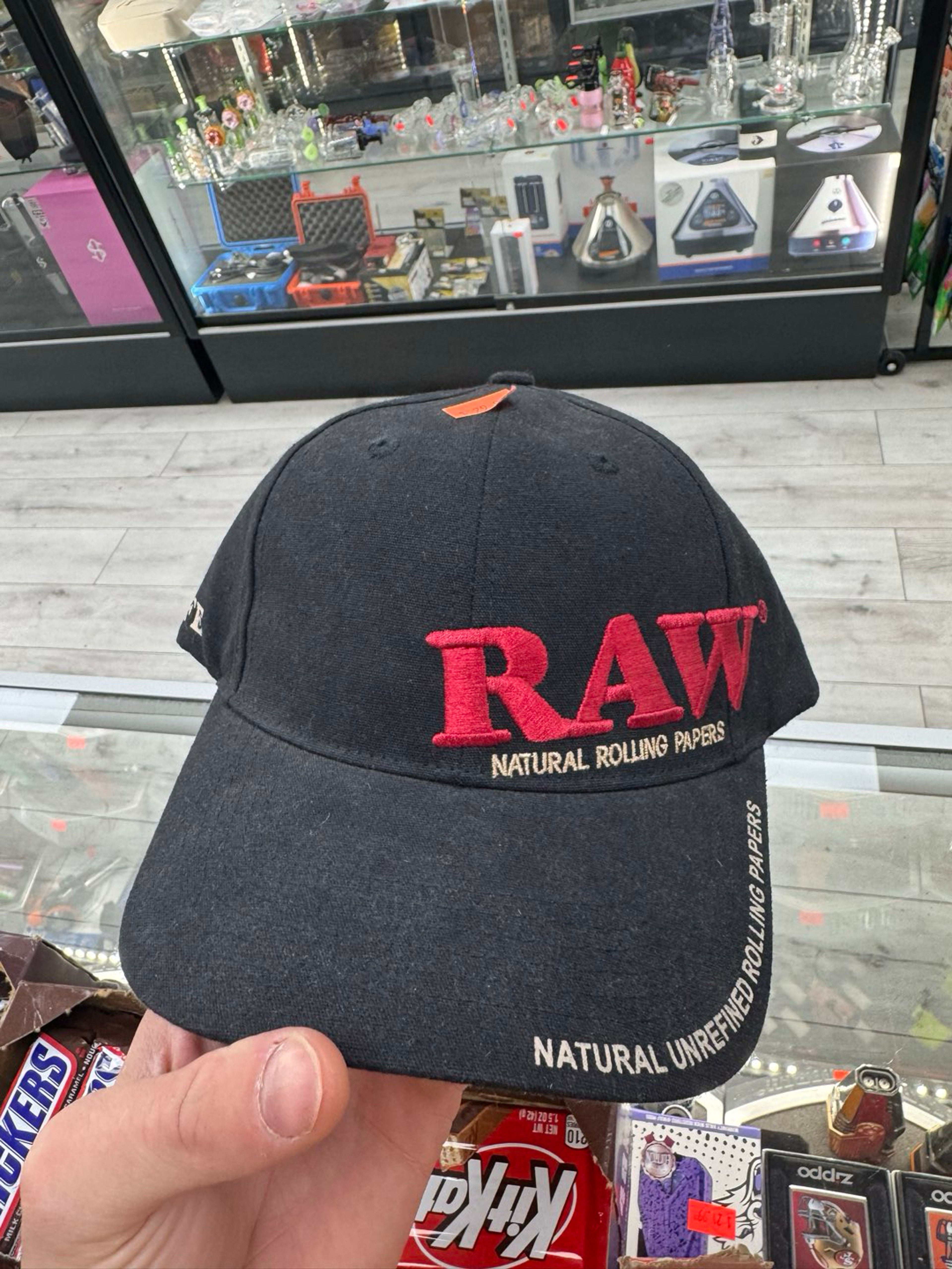 Raw poker hat black image 0