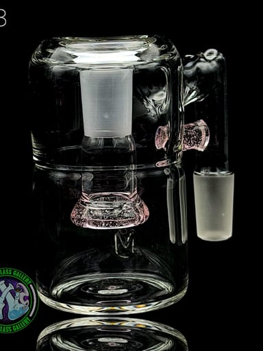 Preview pic of Fluid Glass - Ash Catcher 14mm - Dry #28 (Pink Lollipop)