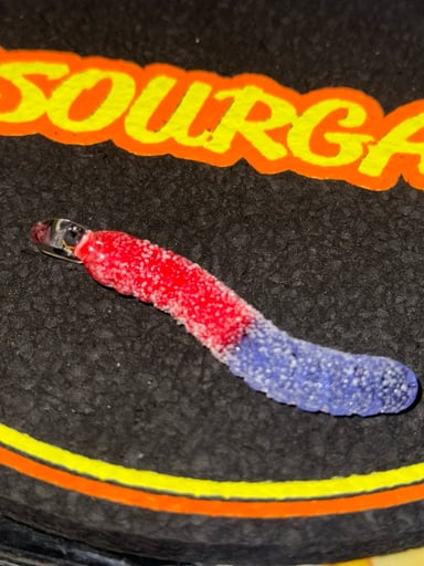 Preview pic of Emperial glass worm pendant