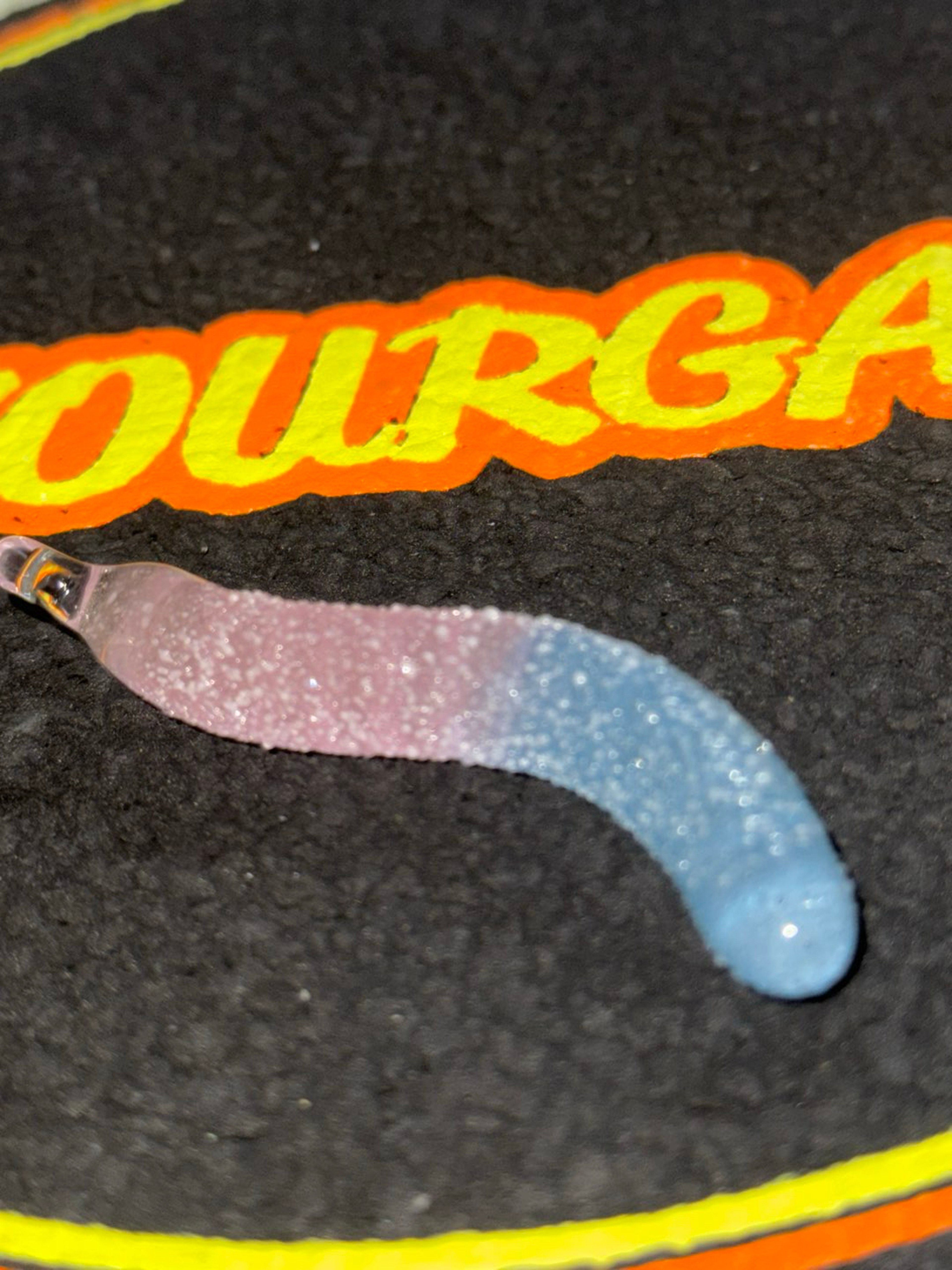 Emperial glass sour worm pendant image 0