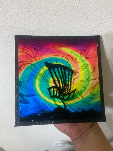 Preview pic of 6” disc golf mat