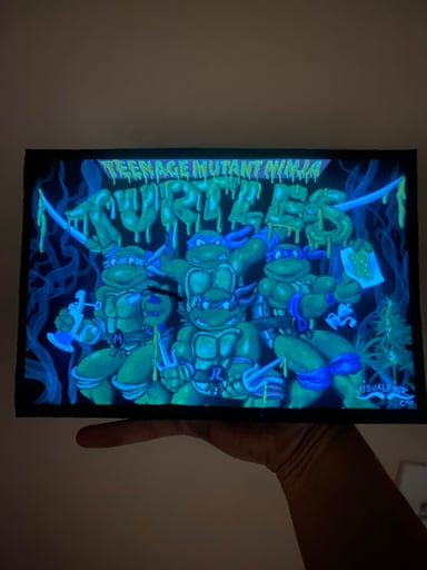 Preview pic of Tmnt glow mat