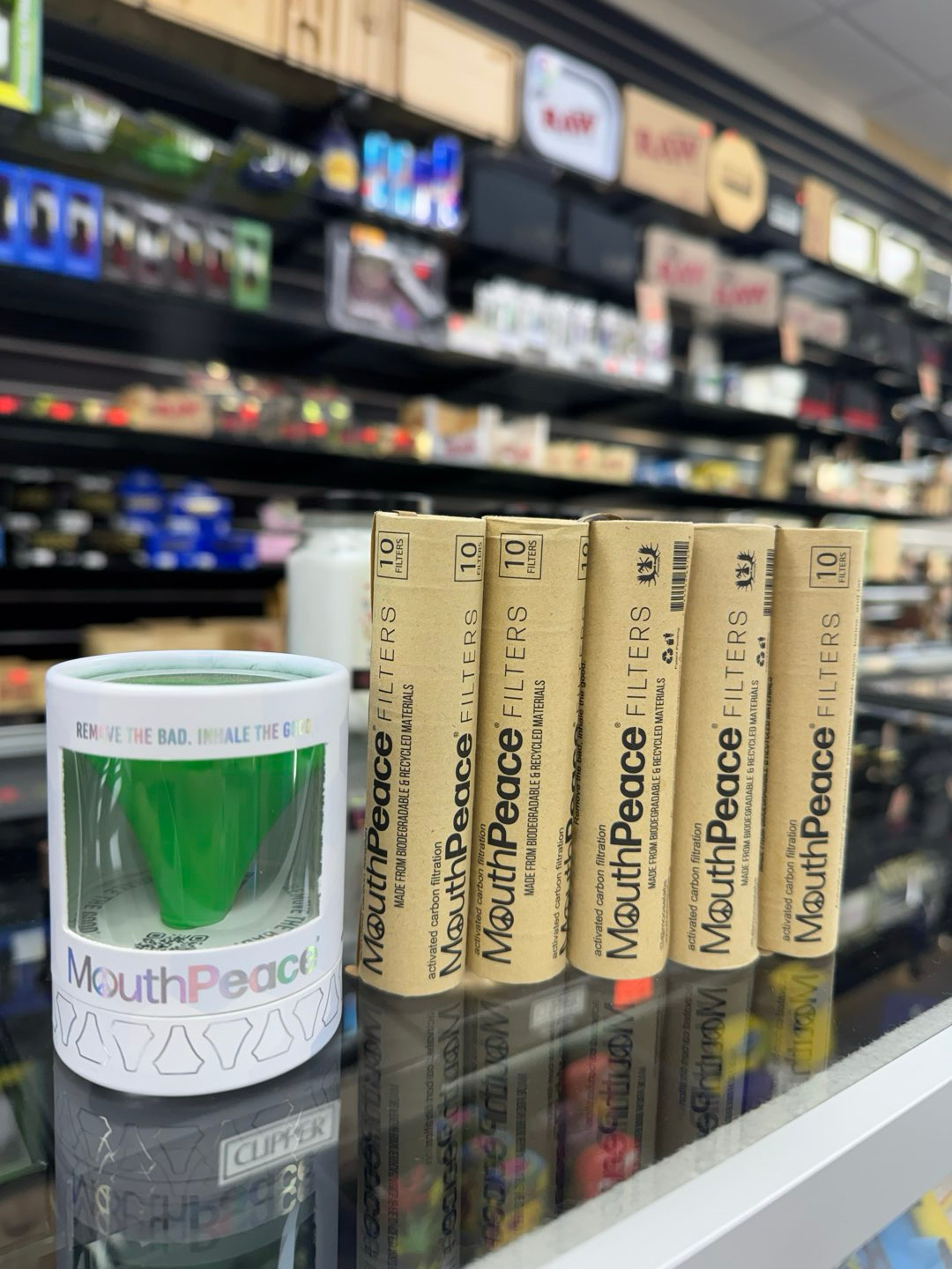 Moose lands mouth peace with 5 pack of filters green image 0